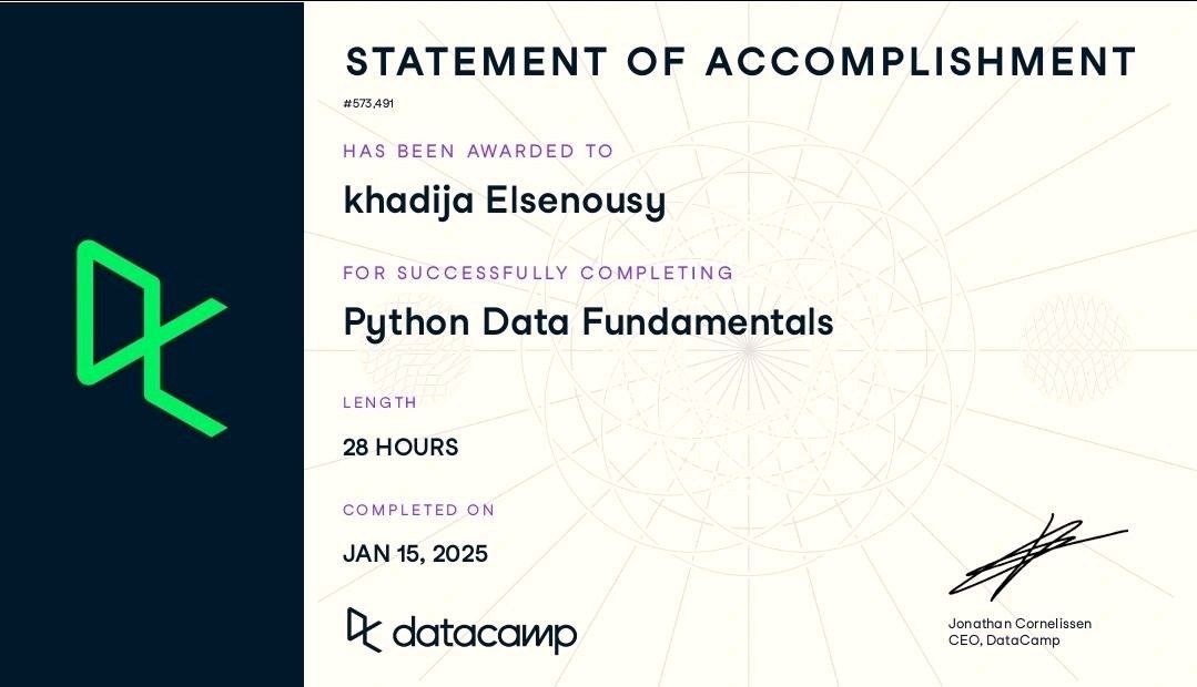 Certification 1